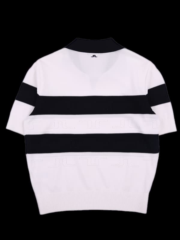 레이온 배색 카라 반팔