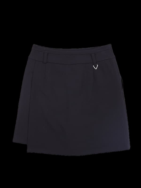 로고 랩 스커트 반바지