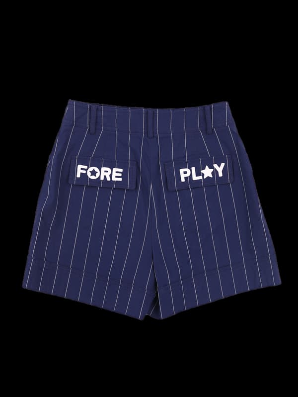 투포켓 스트라이프 반바지 