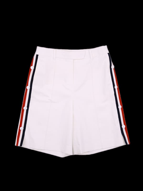 코튼 사이드 단추 반바지