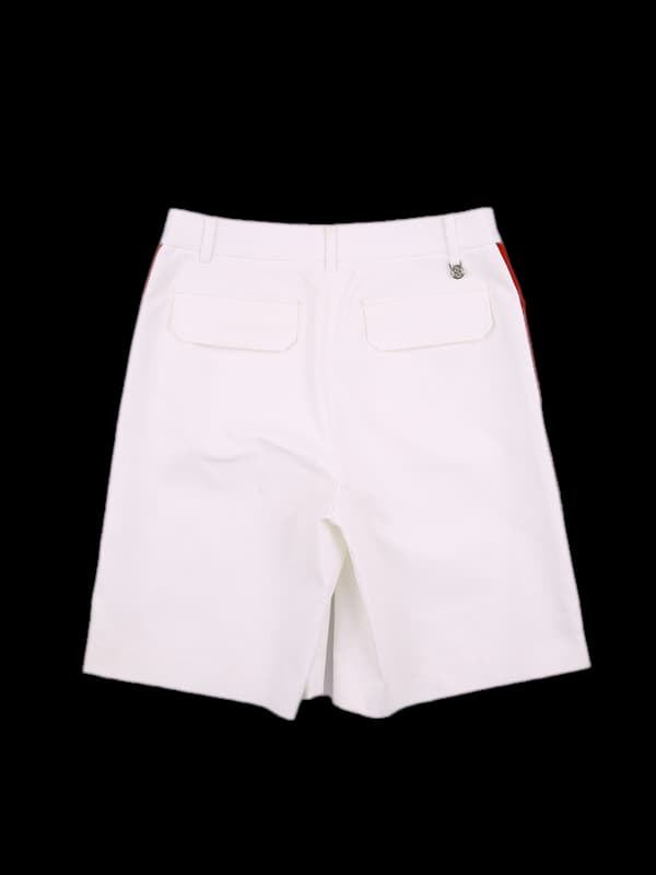 코튼 사이드 단추 반바지