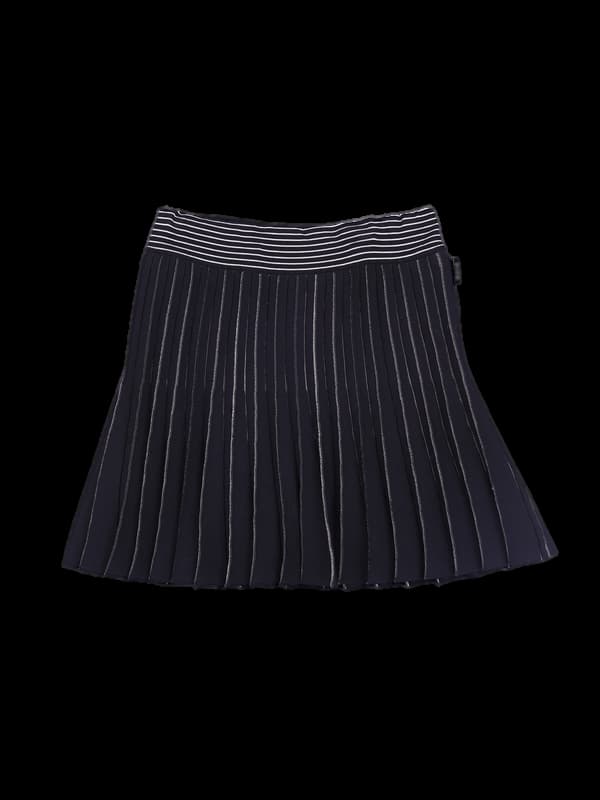 니트 플리츠 스커트
