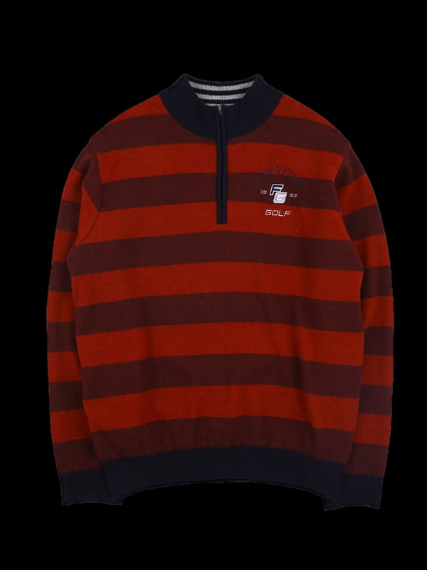 [남성] 방풍 반집업니트