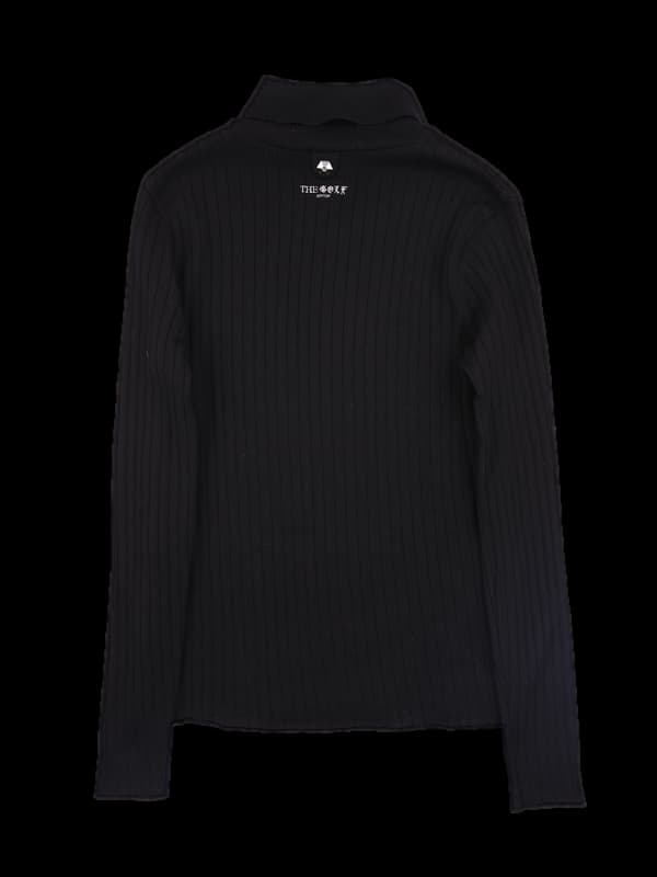 카라 골지 긴팔니트