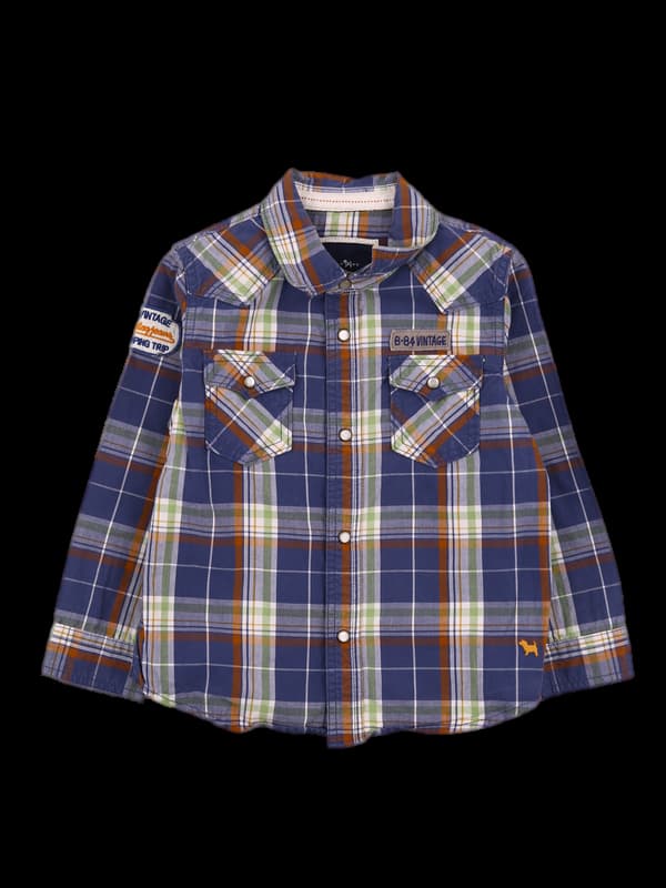 [키즈] 체크셔츠