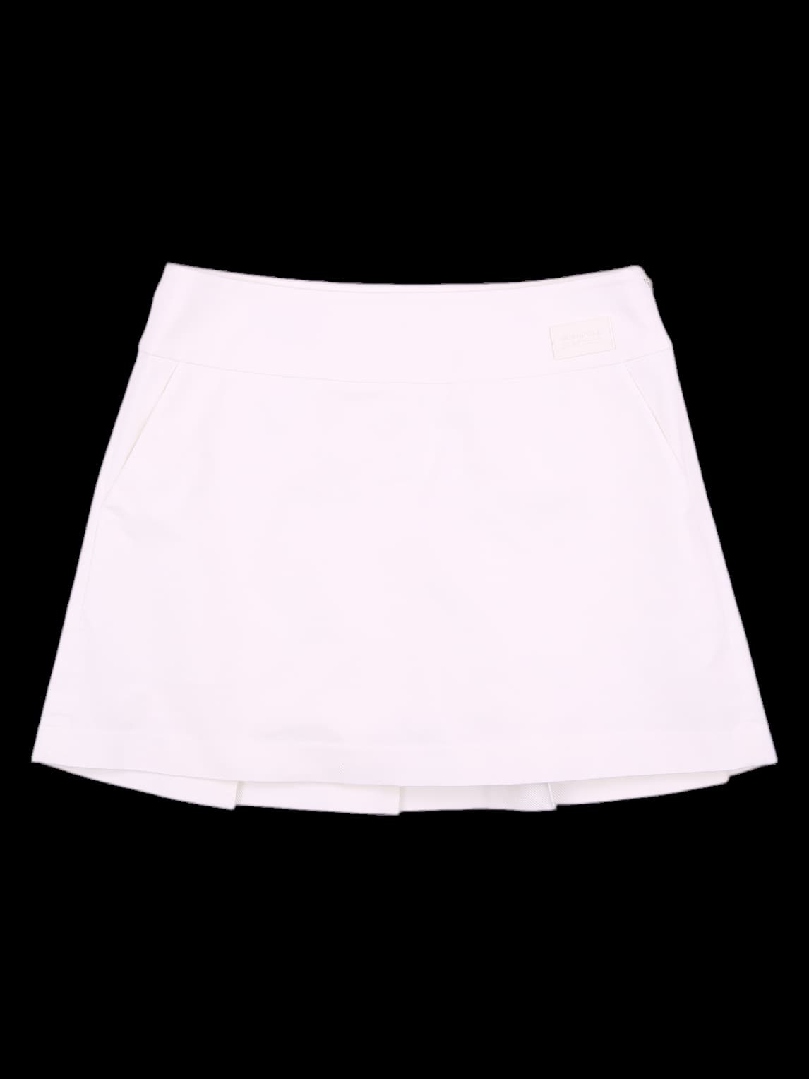 뒤 플리츠 스커트