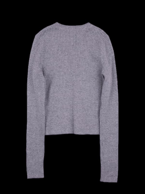 스몰 로고 가디건 