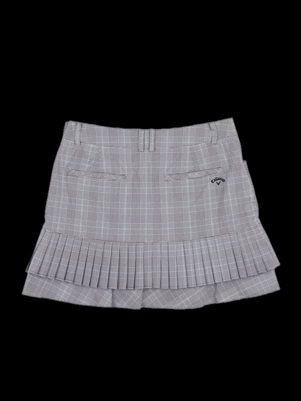 체크 플리츠 스커트