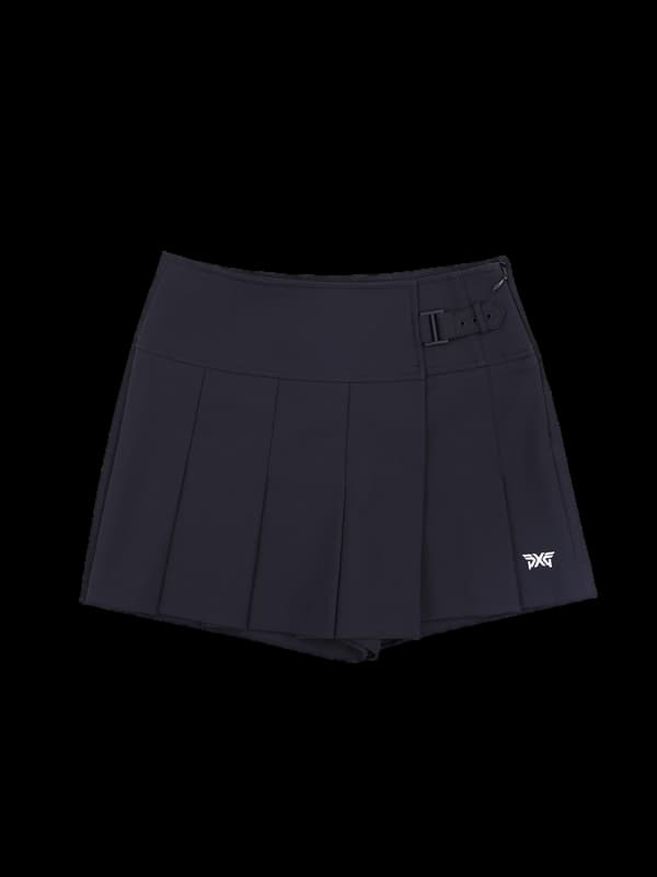 플리츠 벨트 치마바지