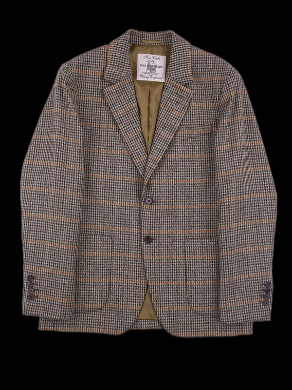 [남성] 체크 울자켓