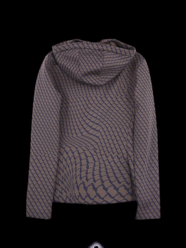 후드 패턴 점퍼