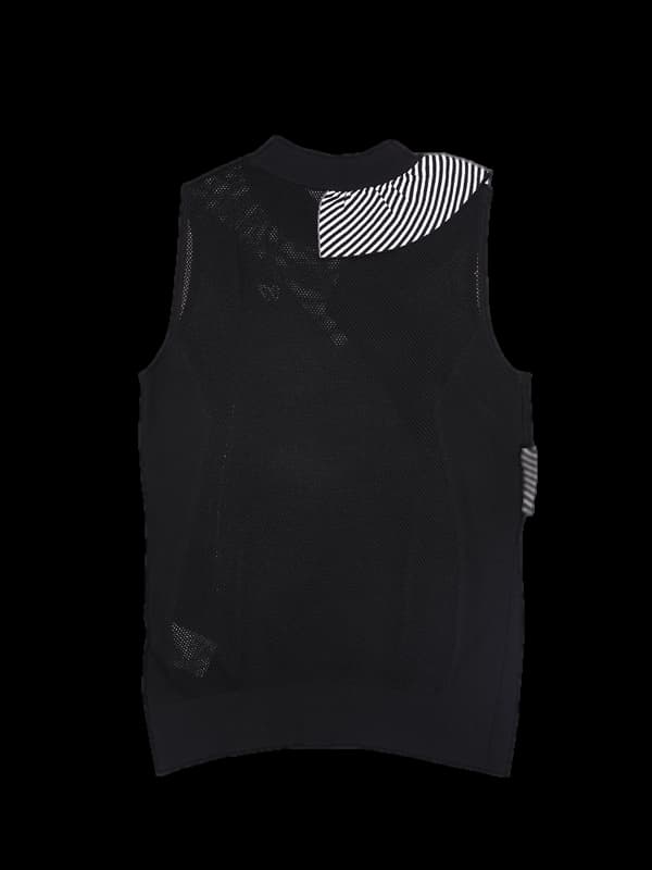 프릴 니트 베스트