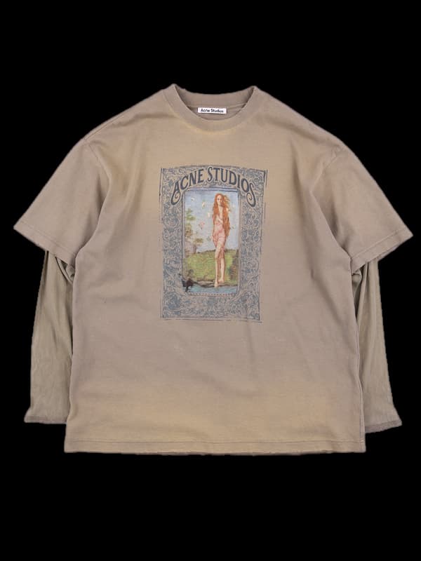 이중 레이스 반팔티