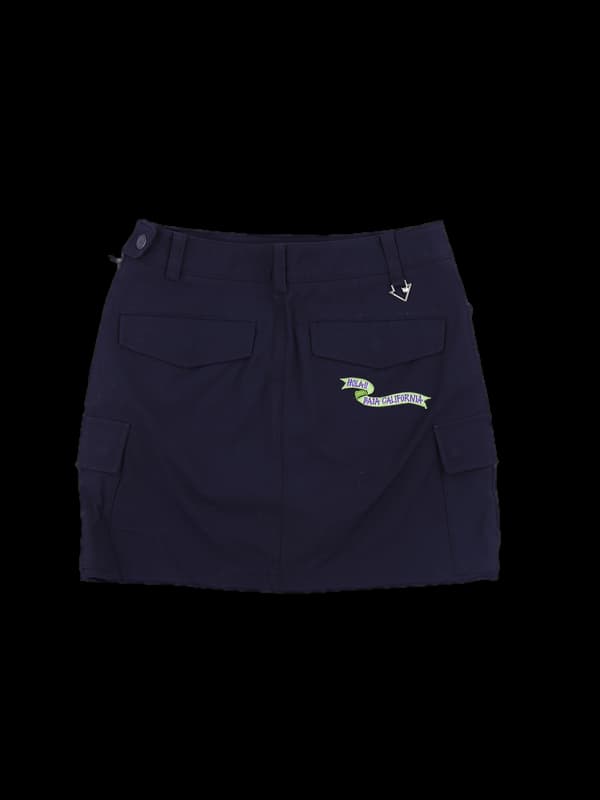 면 포켓 스커트