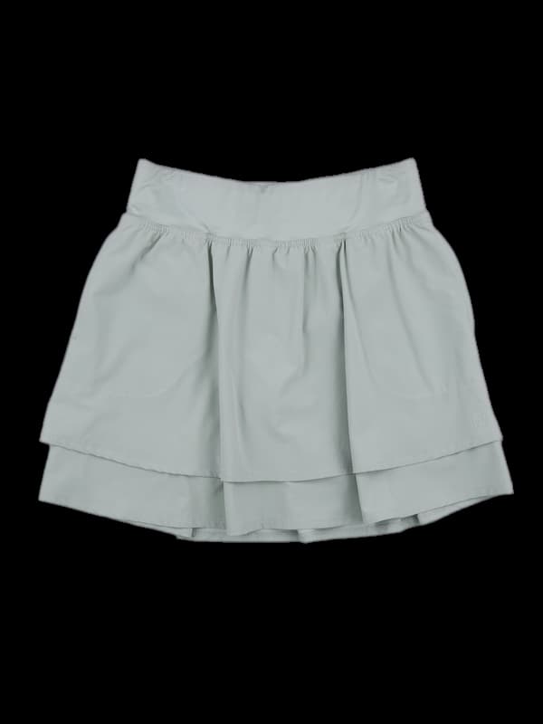 밴딩 이중 스커트