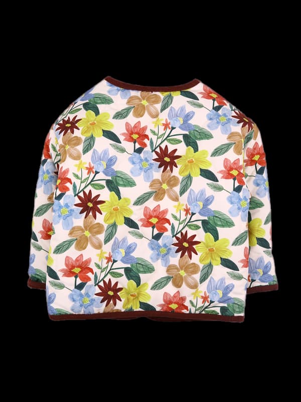 [키즈] 플라워 누빔패딩