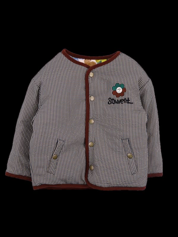 [키즈] 플라워 누빔패딩