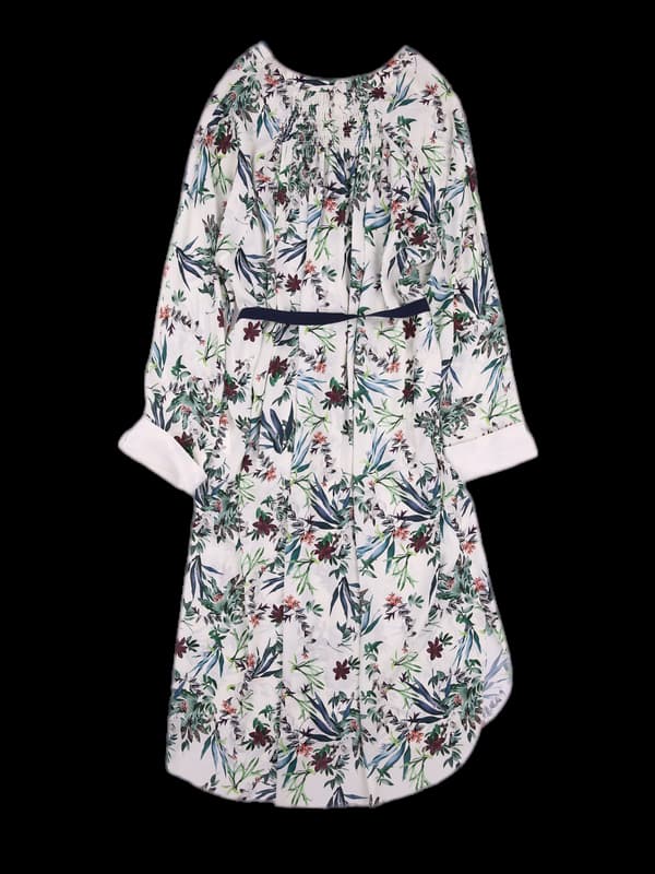 플라워 벨트원피스