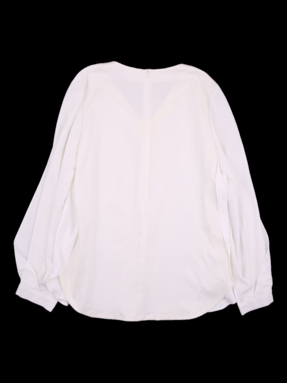 소매 트임 블라우스