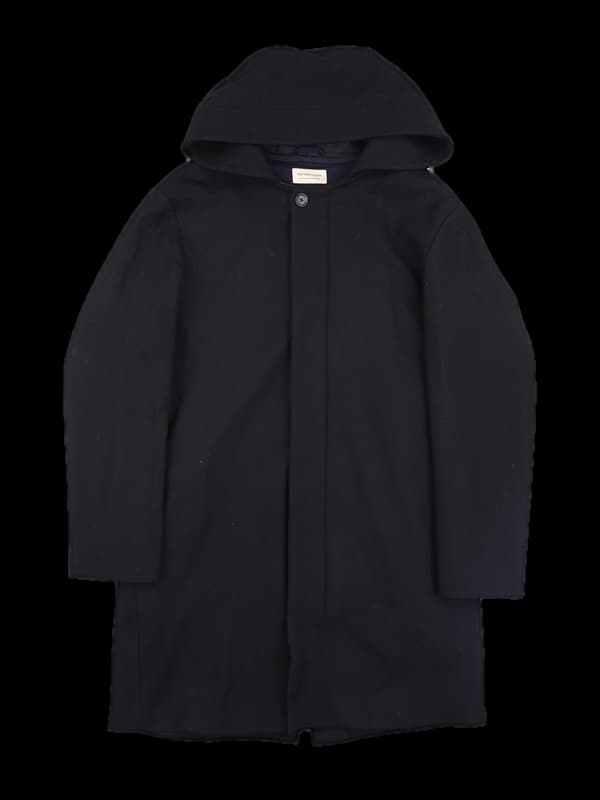 [남성] 후드 롱코트