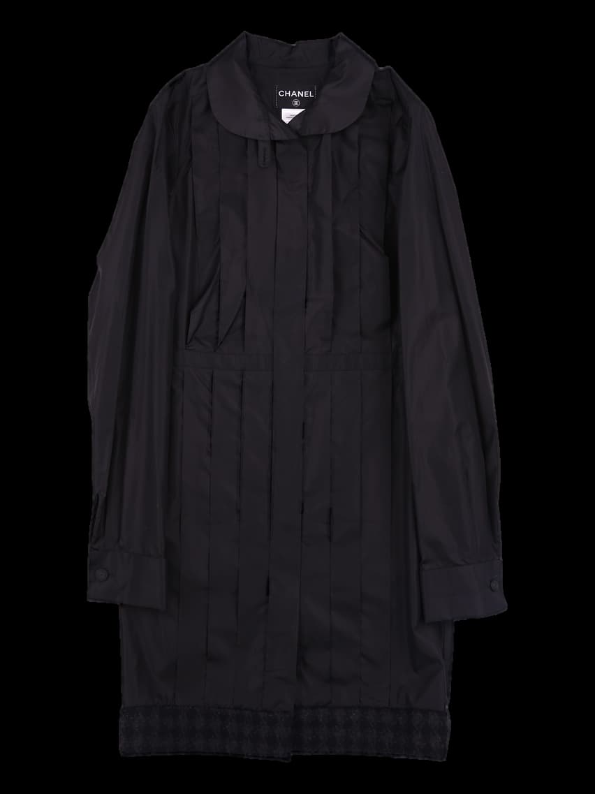 핀턱 실크 롱 원피스