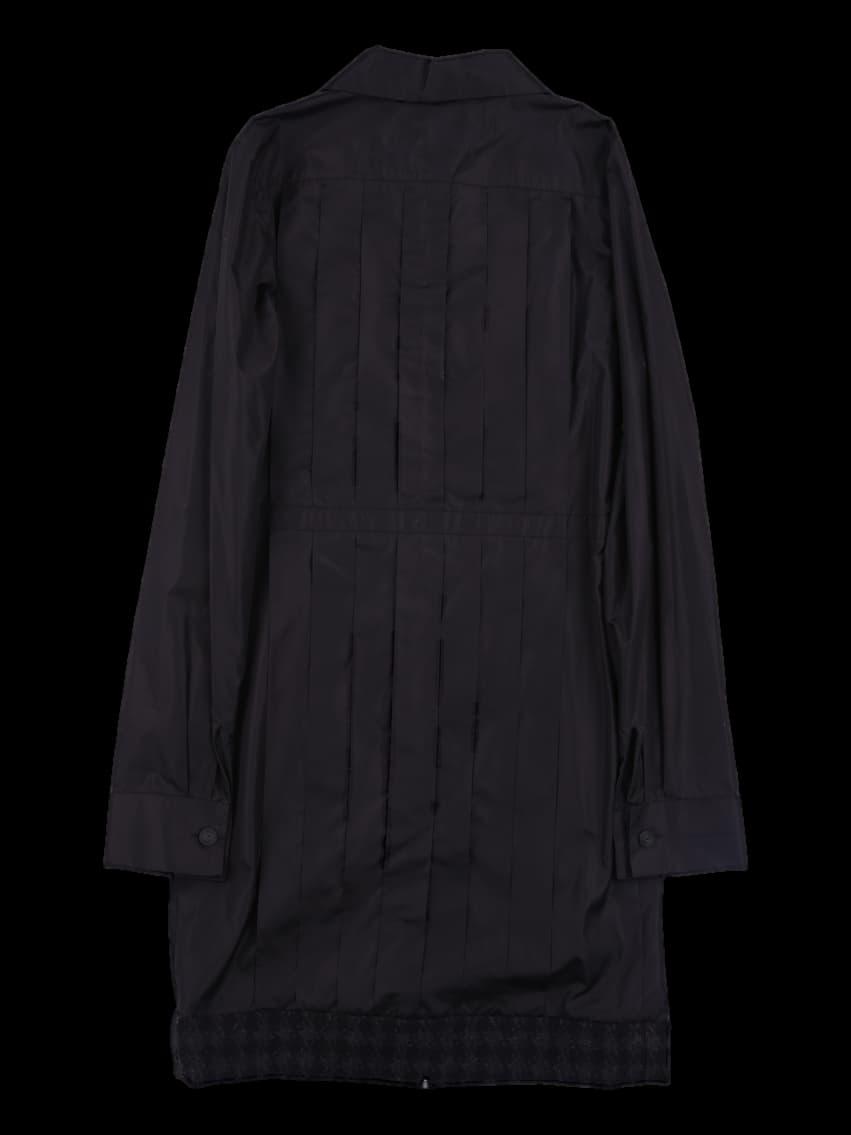 핀턱 실크 롱 원피스