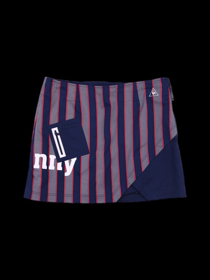 스트라이프 스커트