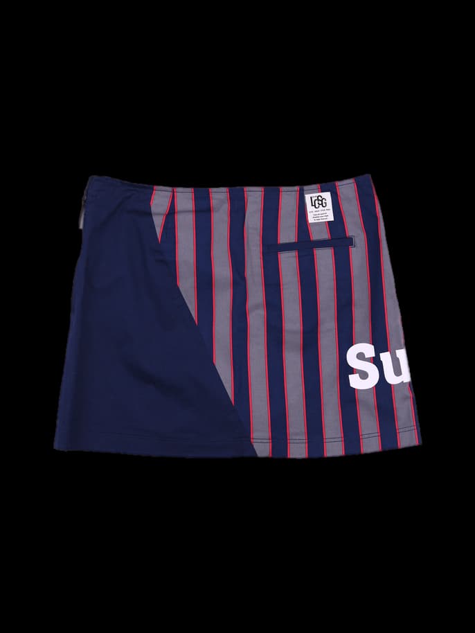 스트라이프 스커트