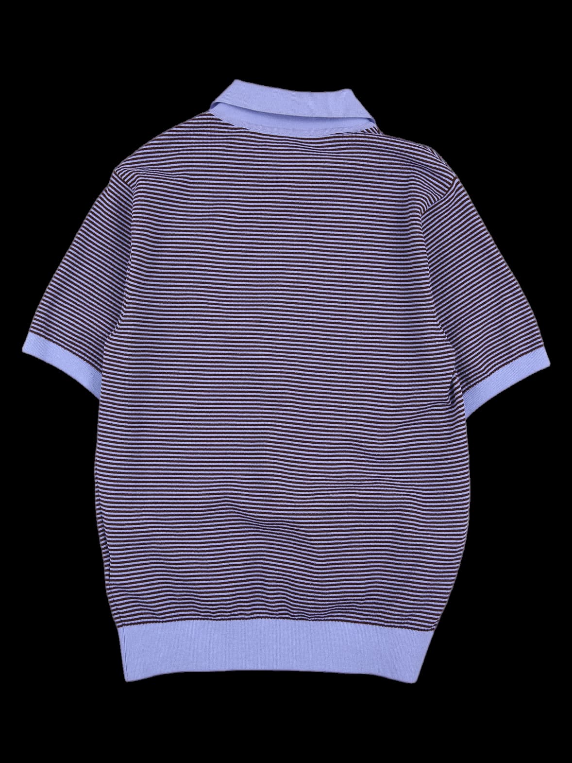 [남성][2025] 스트라이프 카라 반팔니트