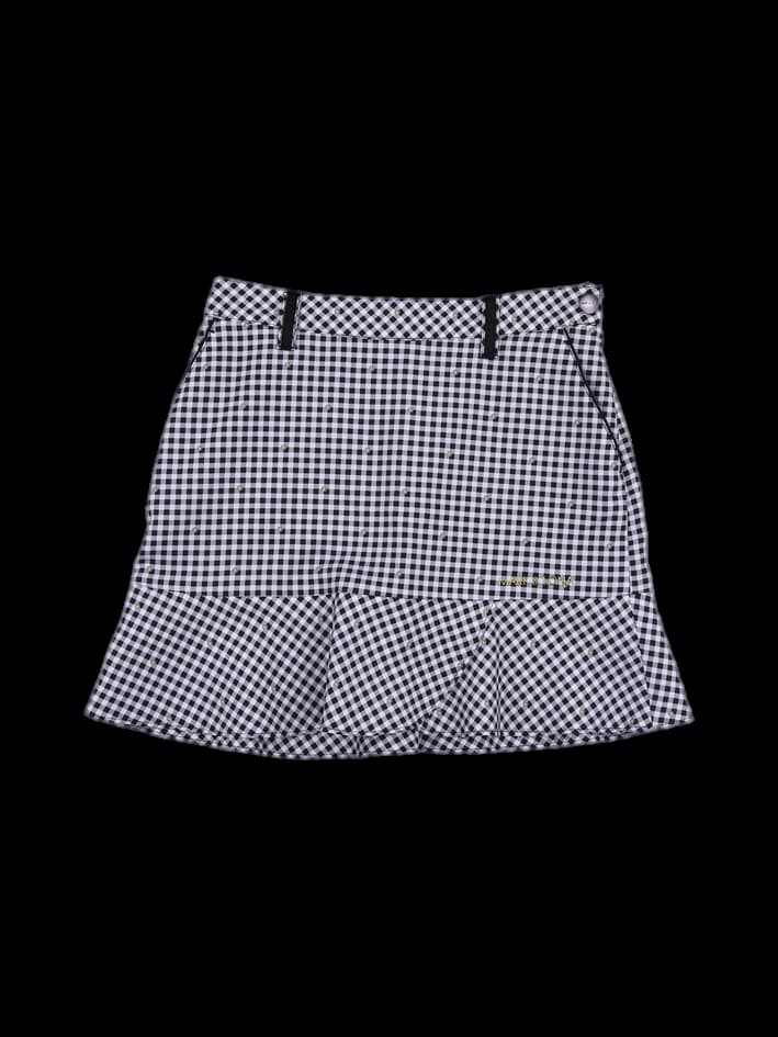 체크 스커트