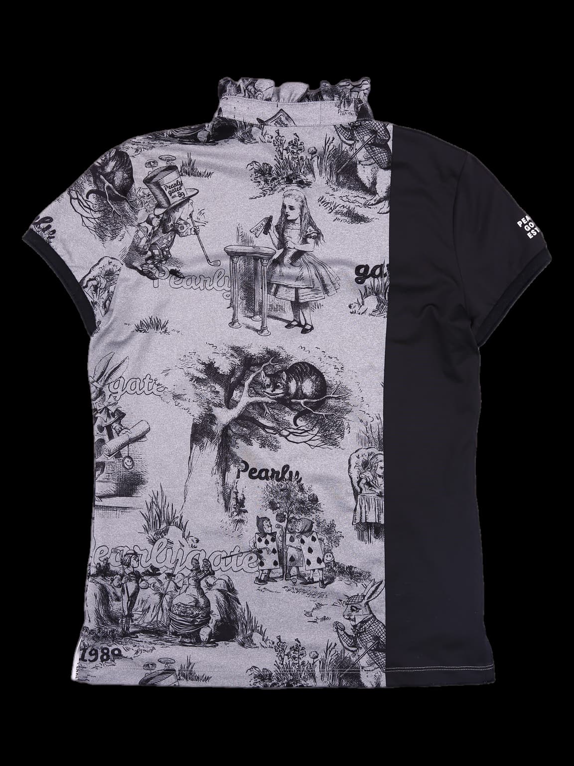 프릴 카라 반팔티