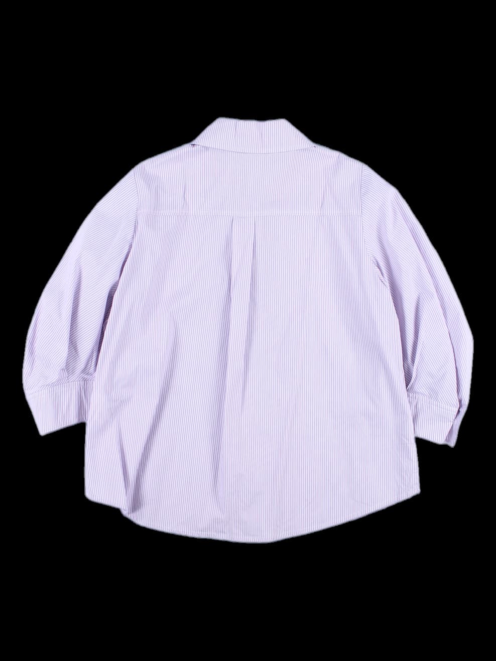 스트라이프 퍼프 셔츠