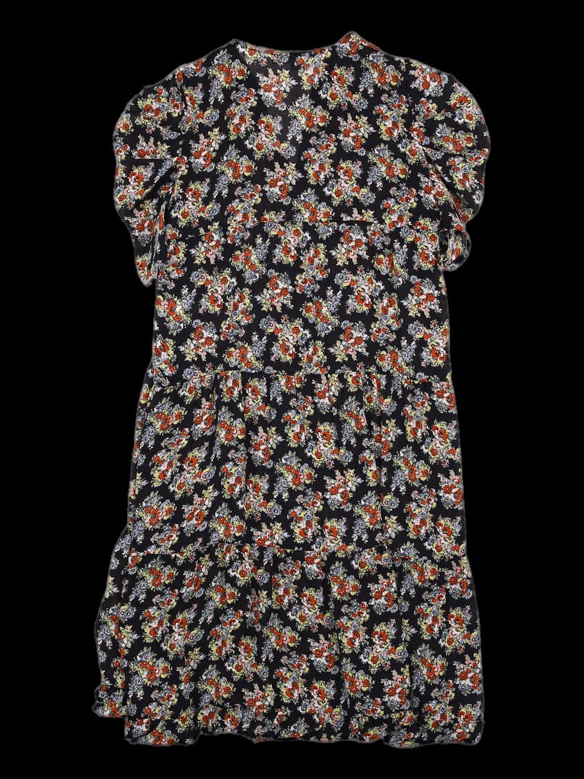 플라워 패턴 원피스 