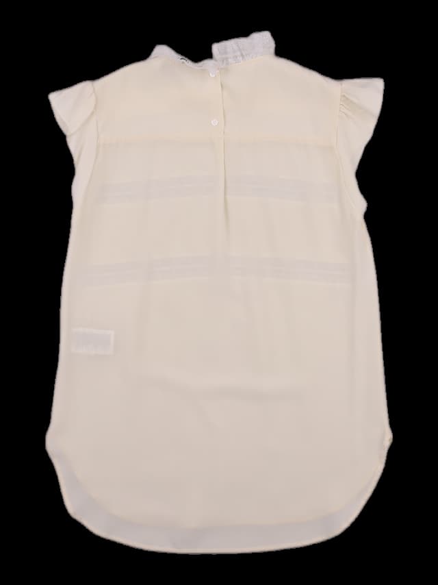 레이스 민소매 블라우스