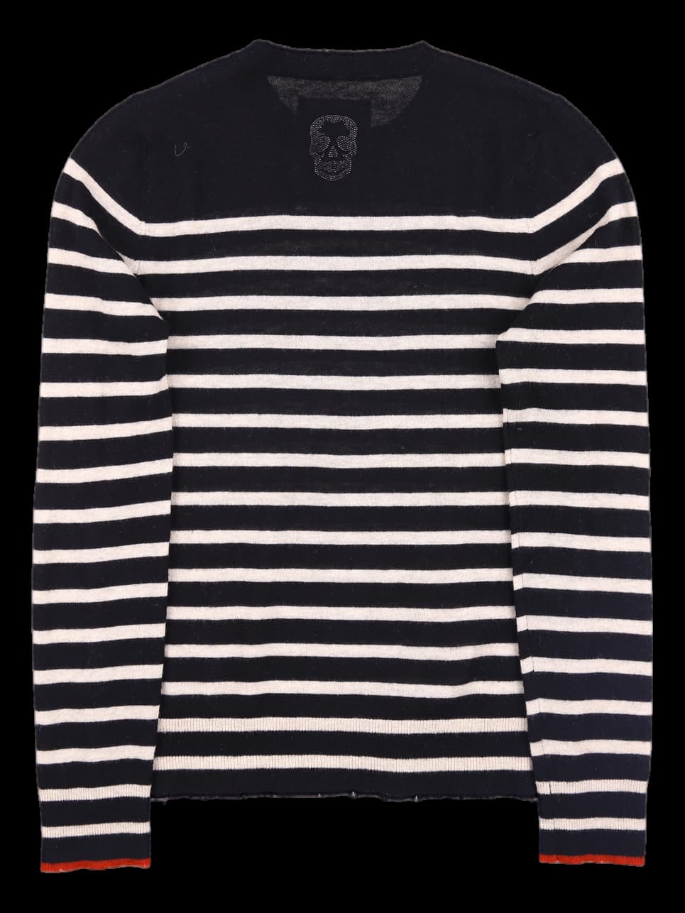 스트라이프 긴팔 니트