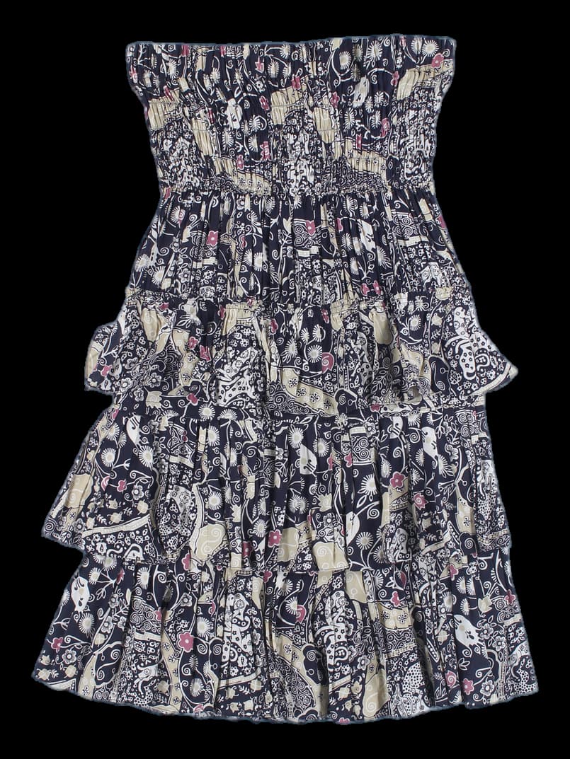 스트랩리스 원피스