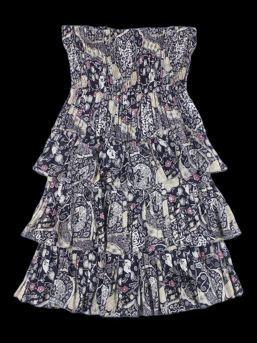 스트랩리스 원피스