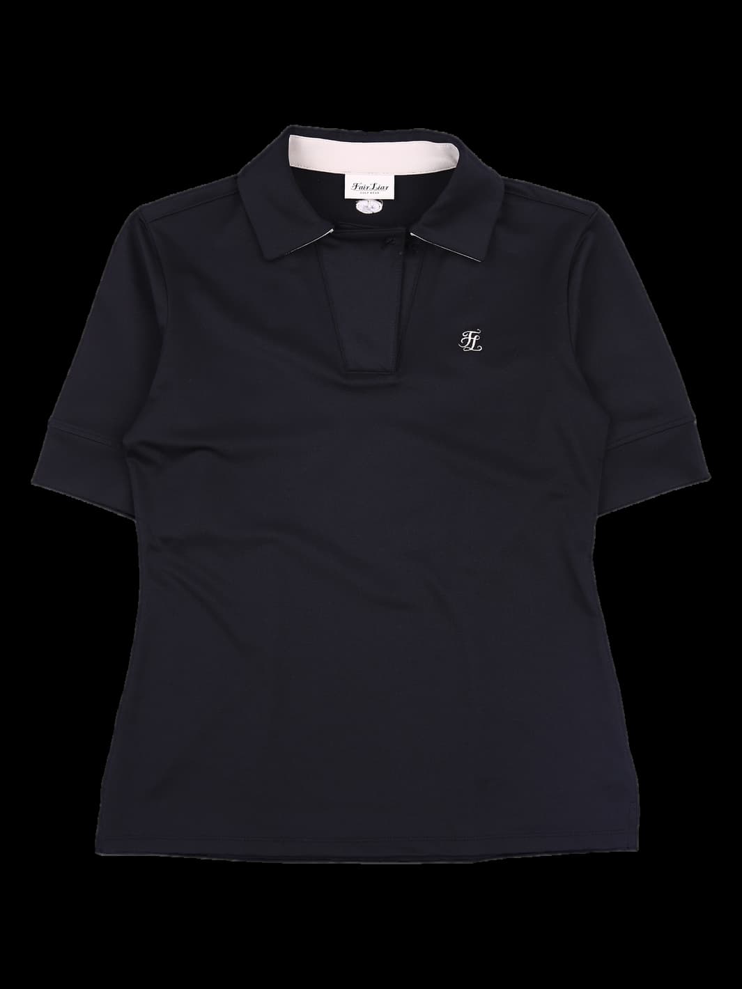 로고 반팔 카라티