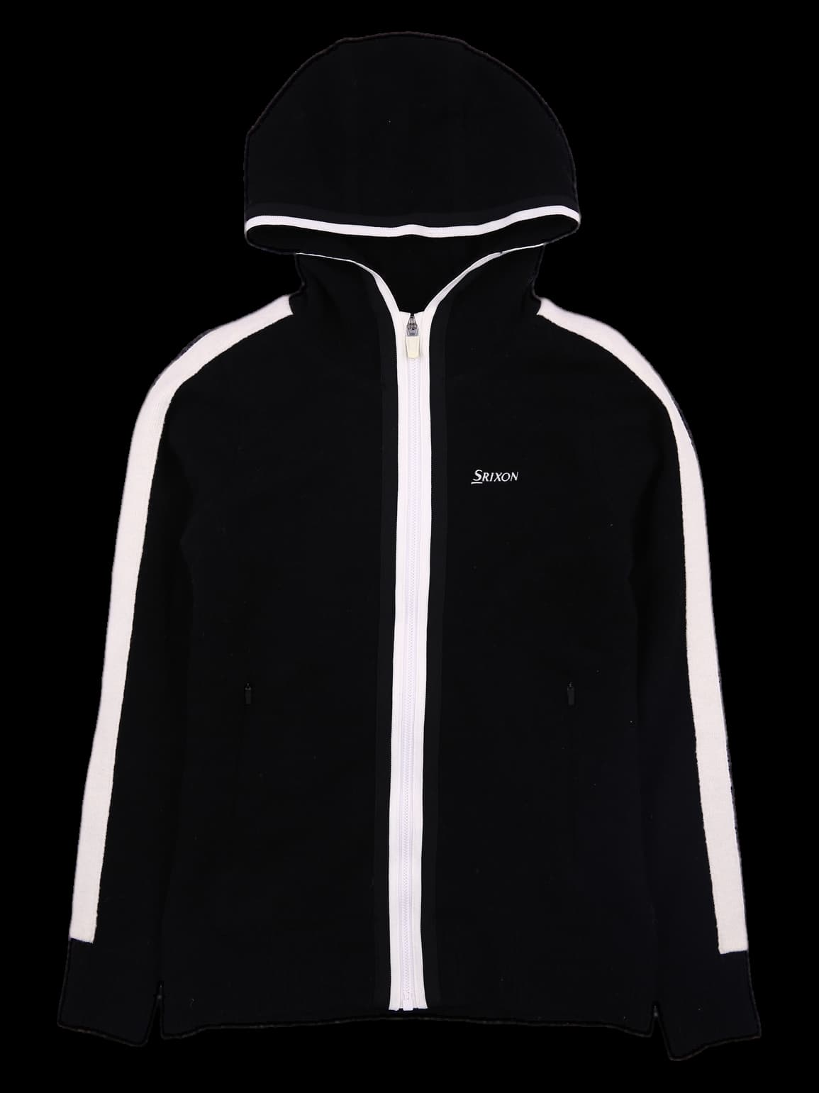 후드 방풍 니트 집업