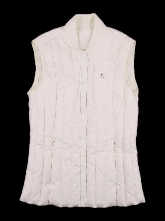 로고 패딩 베스트