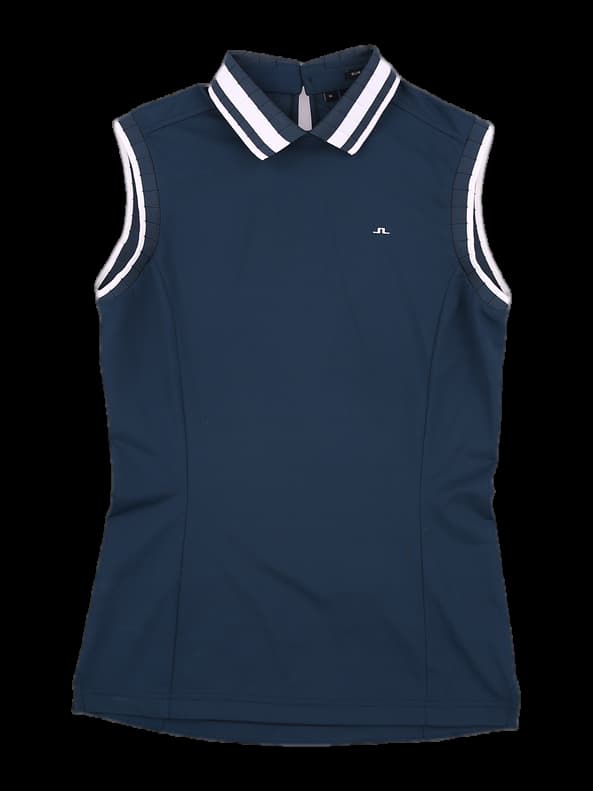 로고 민소매 카라티