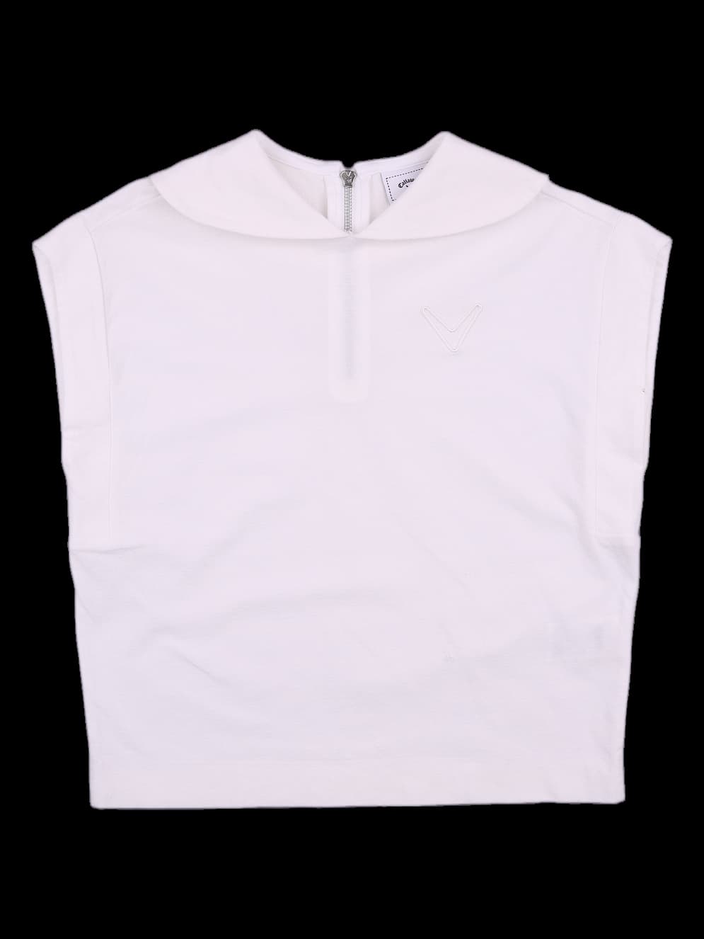 로고 민소매 카라티