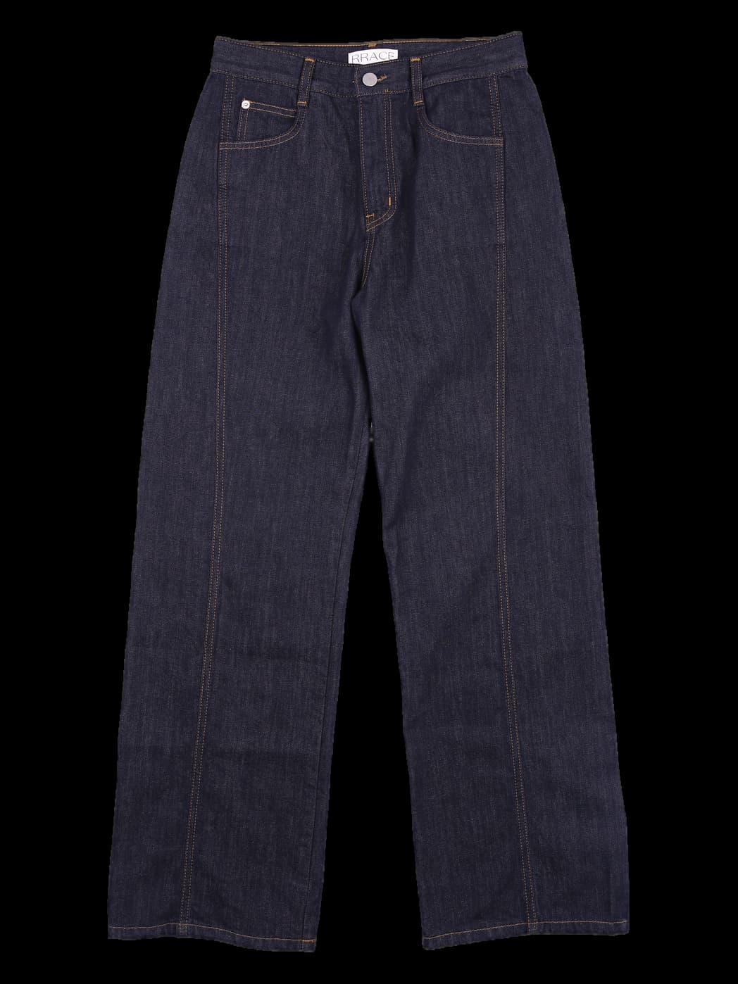 와이드 데님 롱 팬츠