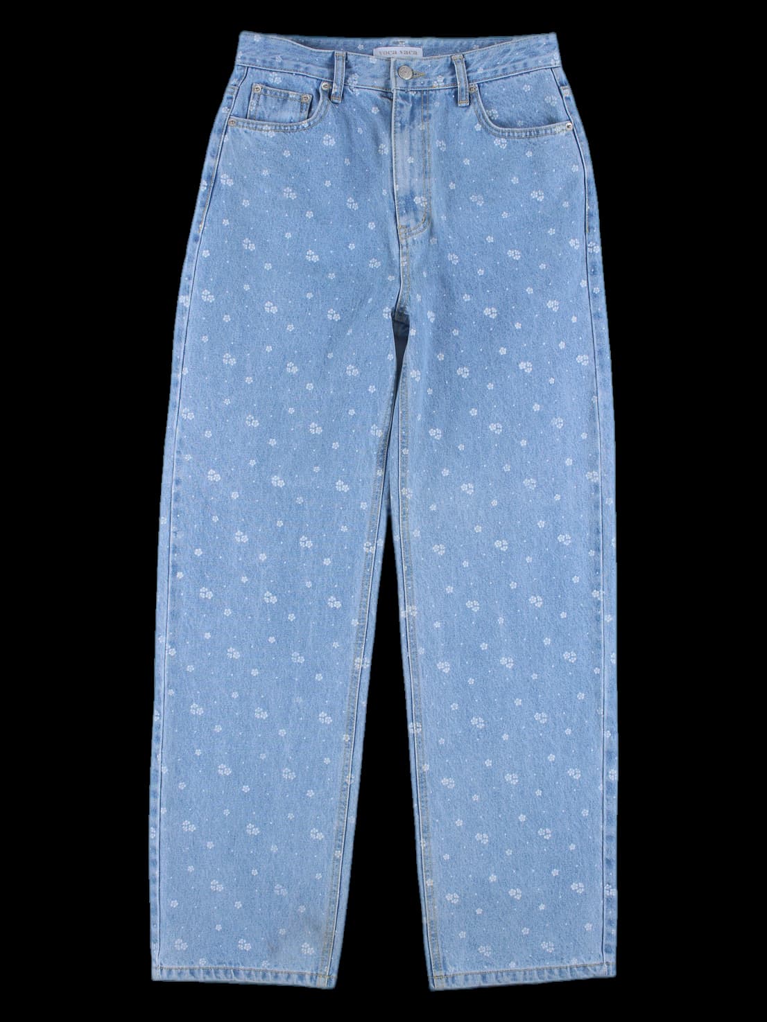 [2024] 플라워 데님 롱 팬츠