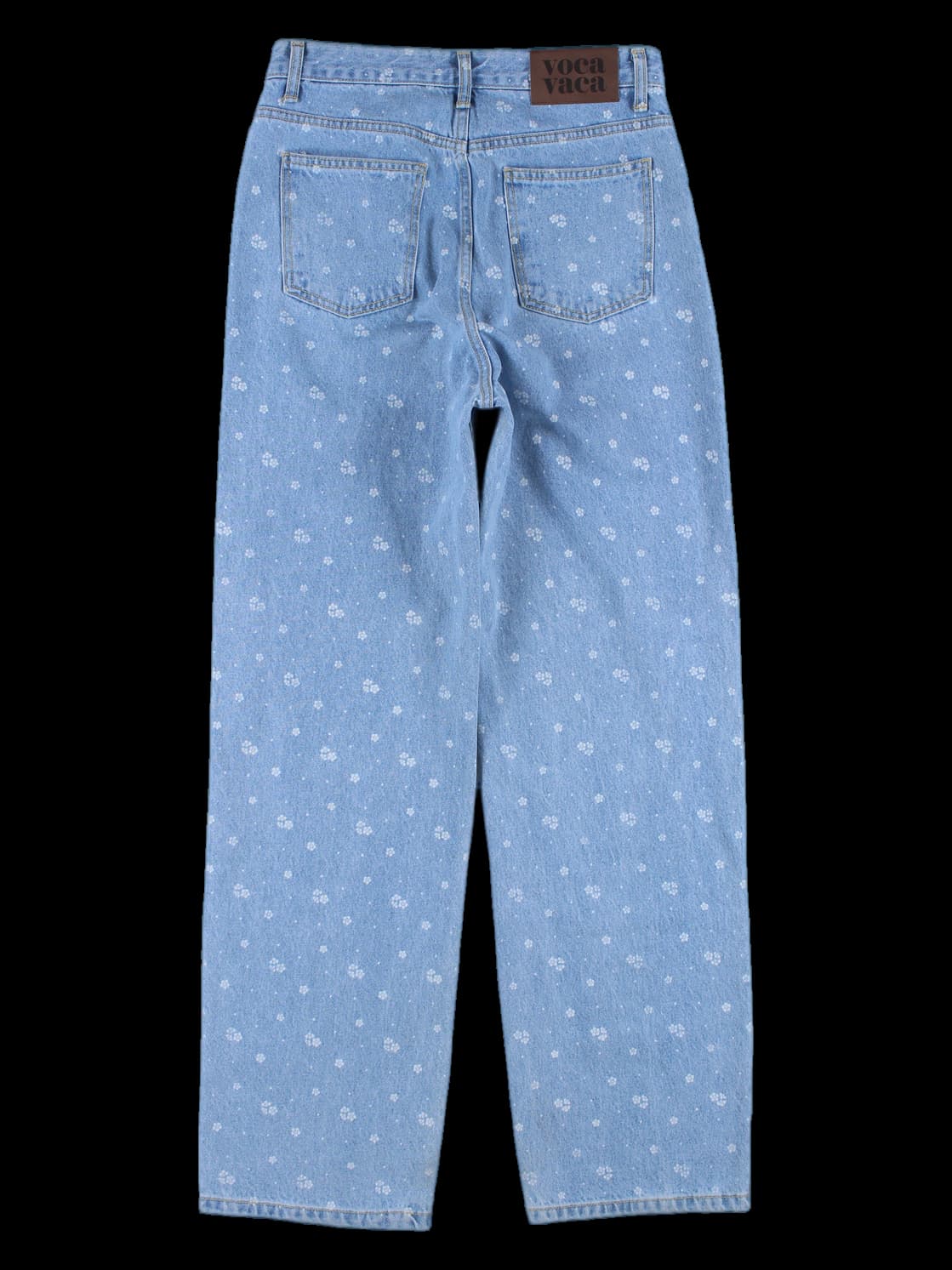 [2024] 플라워 데님 롱 팬츠