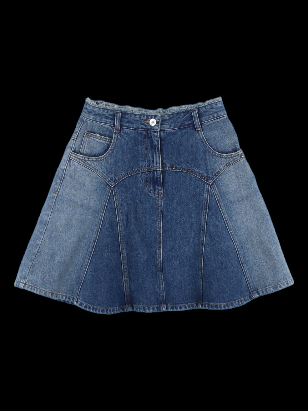 [2024] 데님 플레어 스커트
