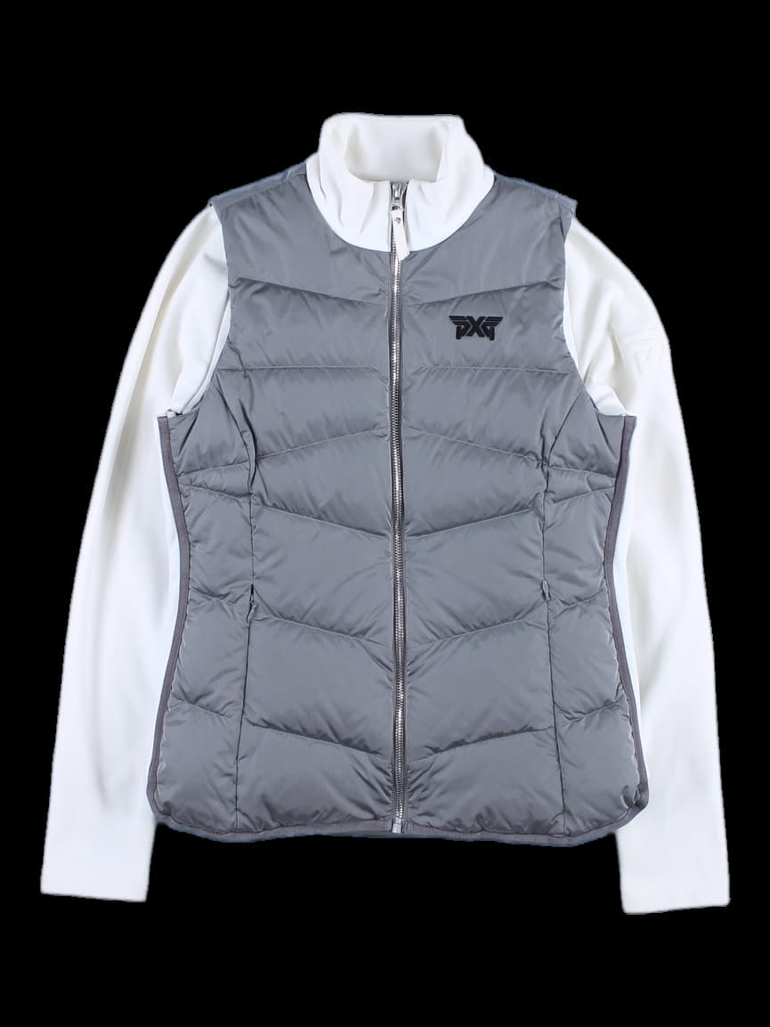 기모 레이어드 패딩 베스트