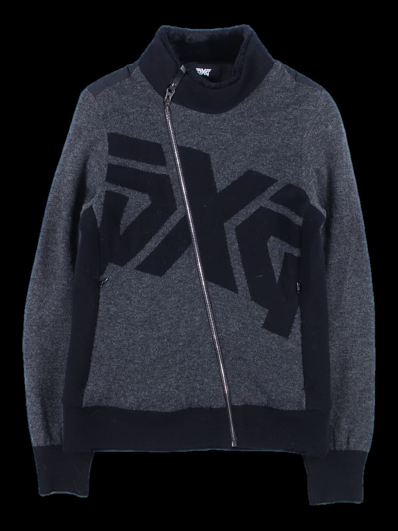 방풍 니트 집업