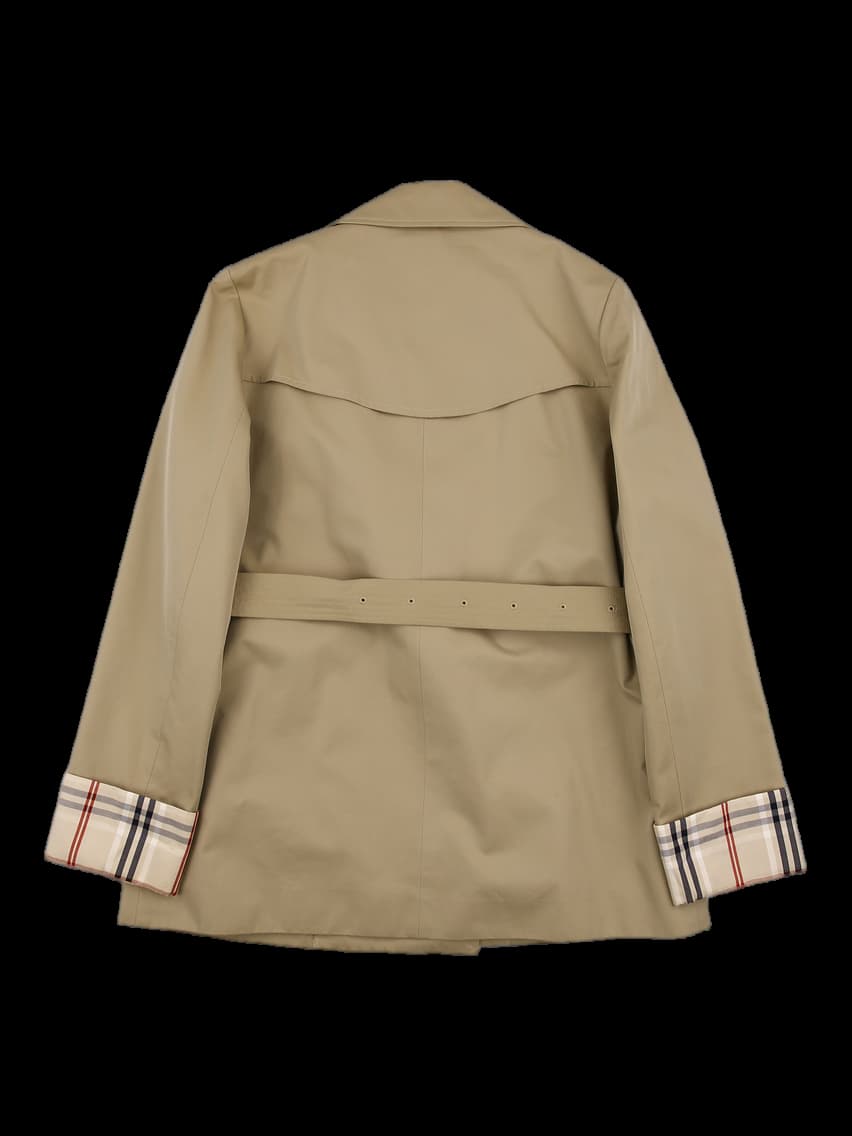 벨티드 트렌치 자켓