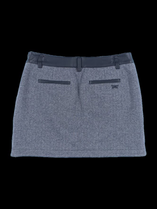 단추 포인트 치마